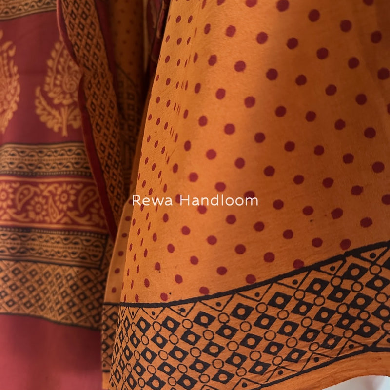Bagh Print Cotton Suit 