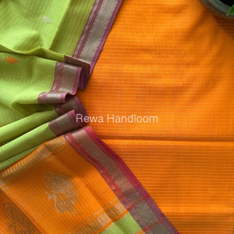 Maheshwari Motifs Top-Dupatta Set 