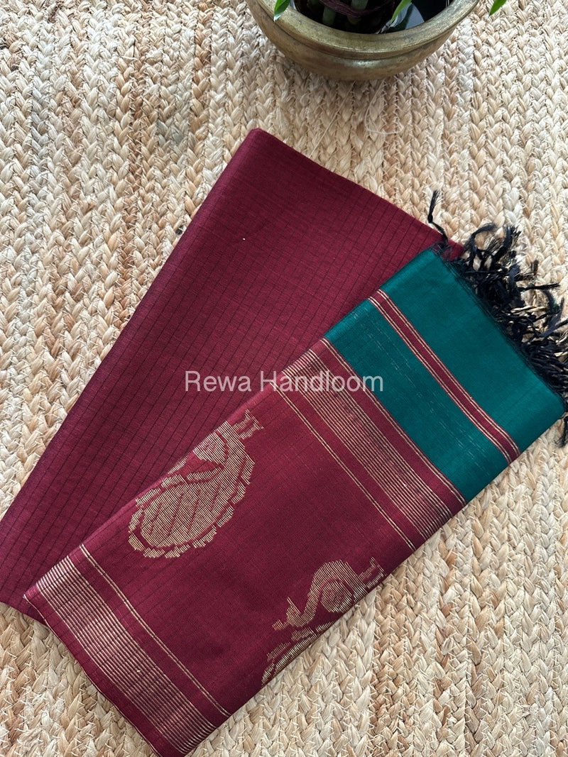 Maheshwari Top-Dupatta Set