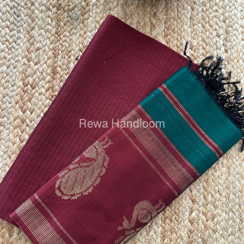 Maheshwari Top-Dupatta Set