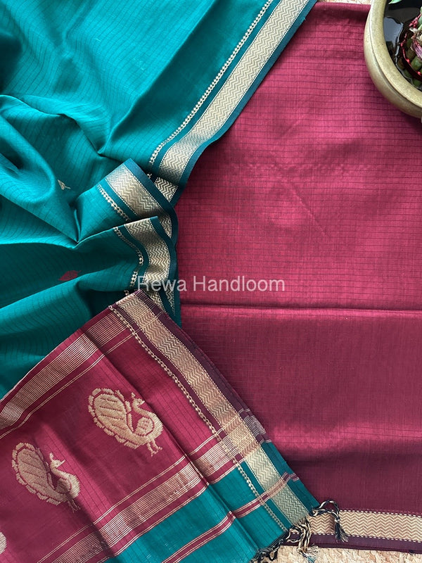 Maheshwari Motifs Top-Dupatta Set