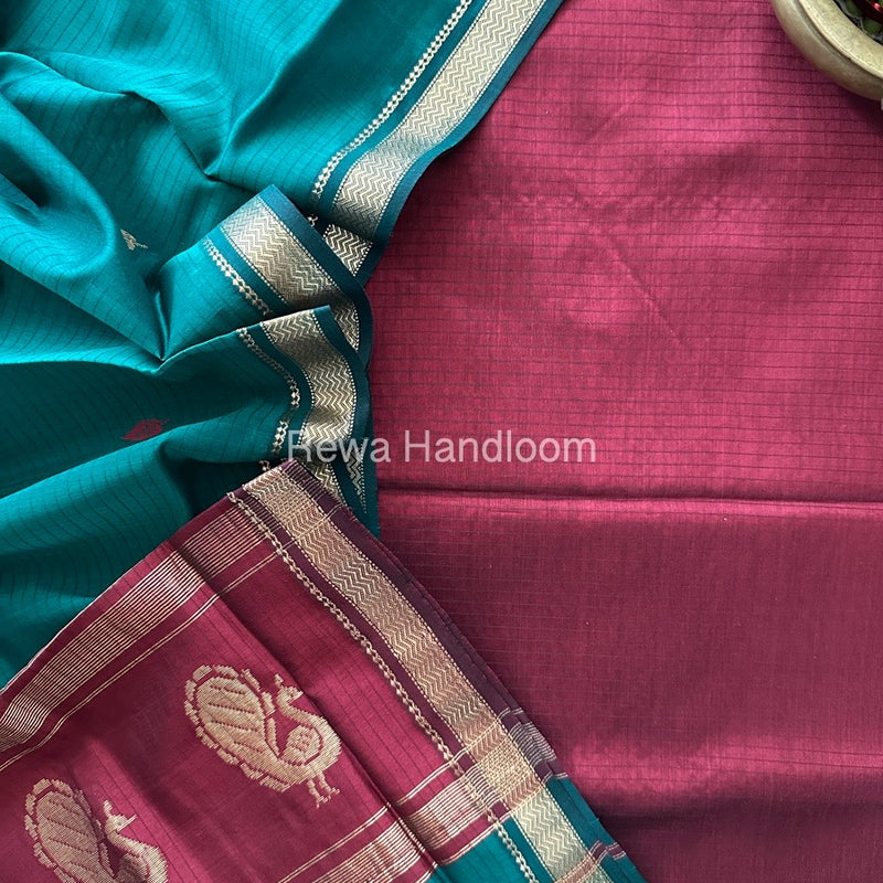 Maheshwari Motifs Top-Dupatta Set