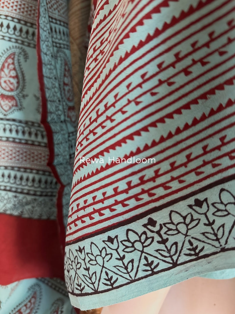 Bagh Print Cotton Suit 