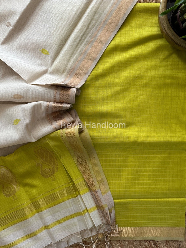 Maheshwari Motifs Top-Dupatta Set