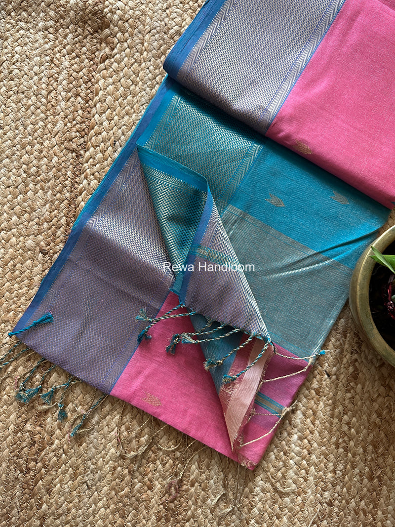 Maheshwari Tissue Silk Saree