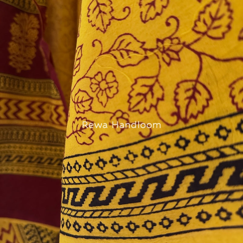 Bagh Print Cotton Suit 