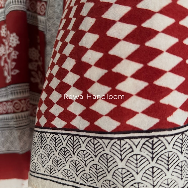 Bagh Print Cotton Suit