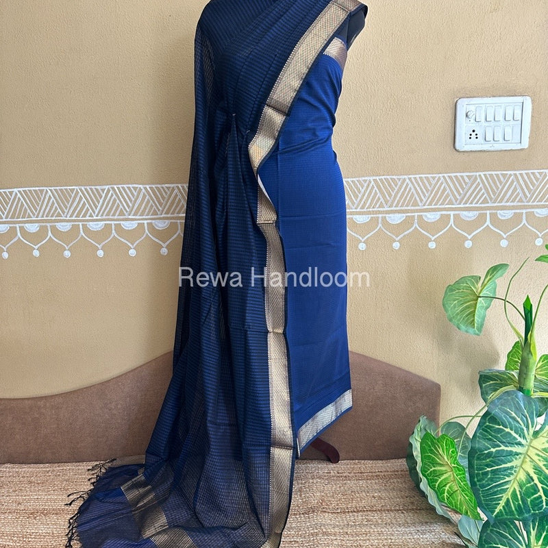 Maheshwari Checks Dress Material