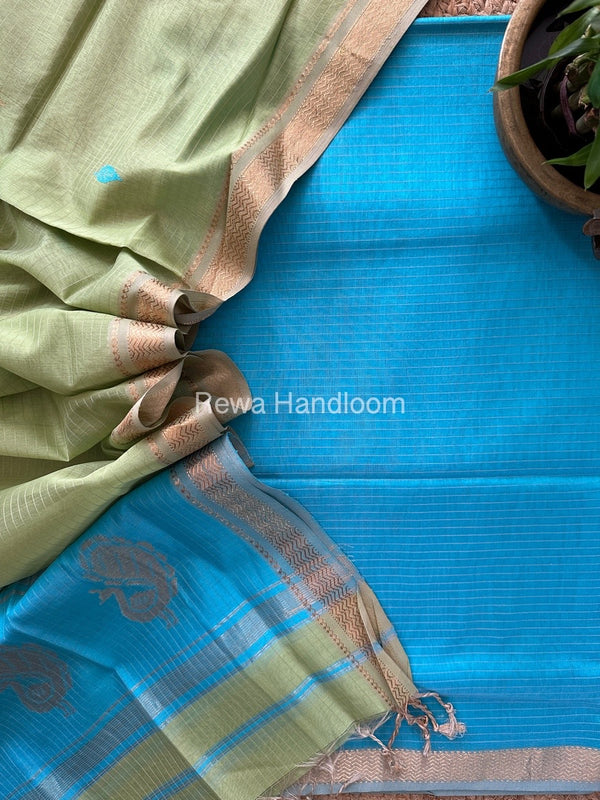 Maheshwari Motifs Top-Dupatta Set