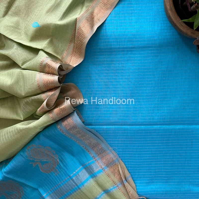 Maheshwari Motifs Top-Dupatta Set