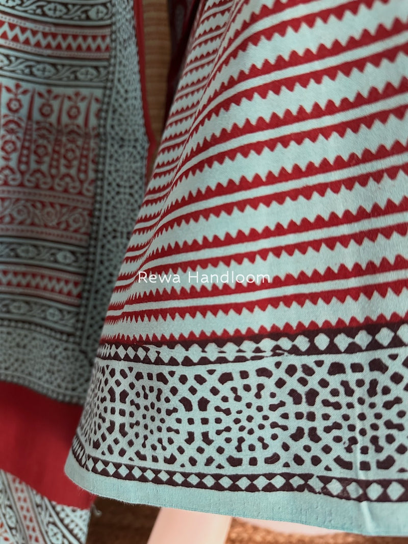 Bagh Print Cotton Suit