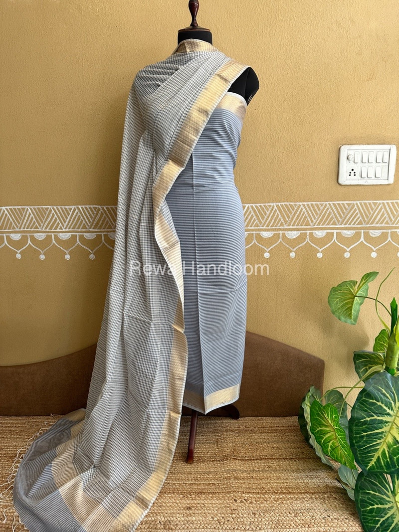 Maheshwari Checks Dress Material