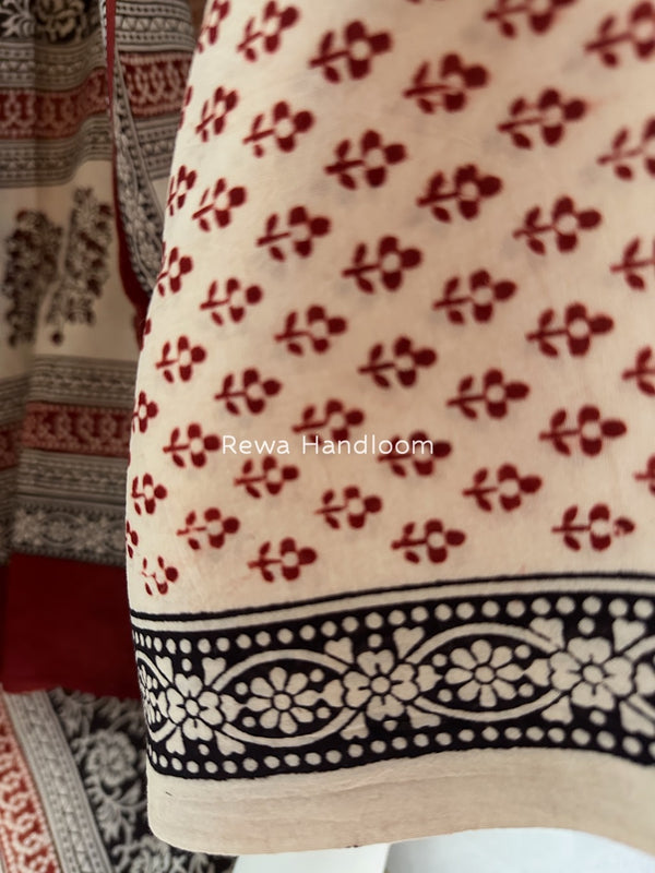 Bagh Print Cotton Suit
