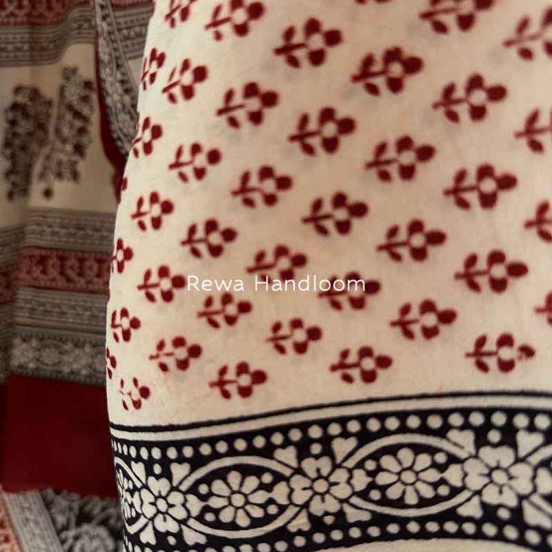 Bagh Print Cotton Suit