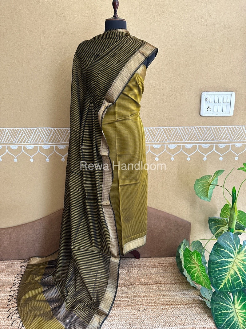Maheshwari Checks Dress Material