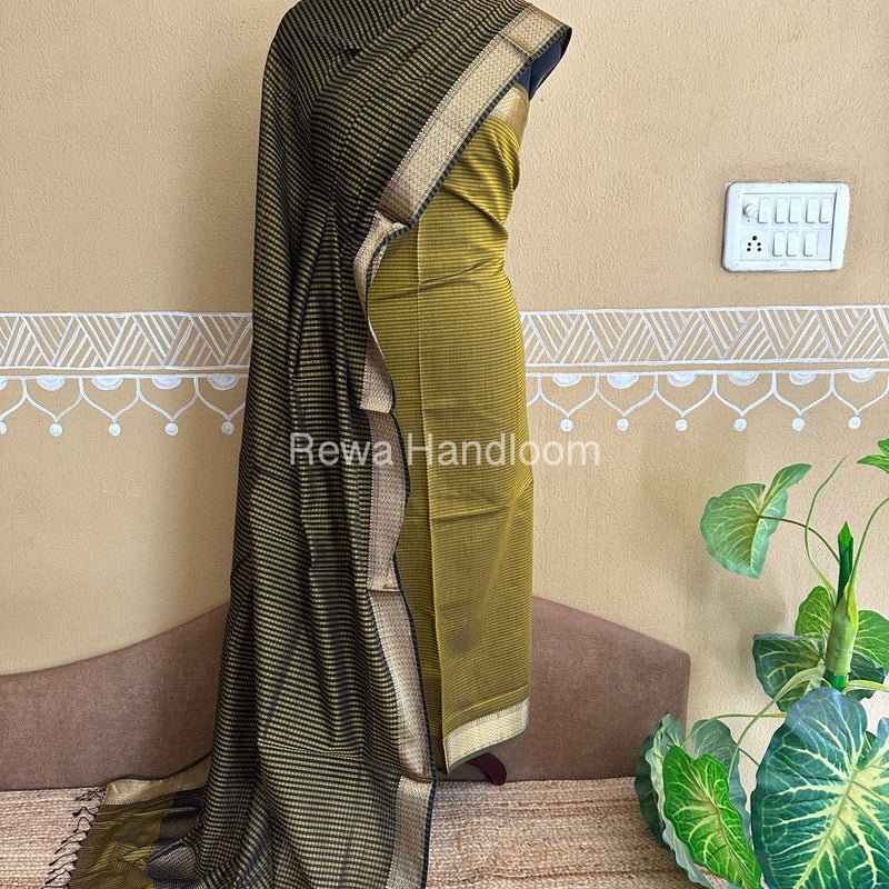 Maheshwari Checks Dress Material