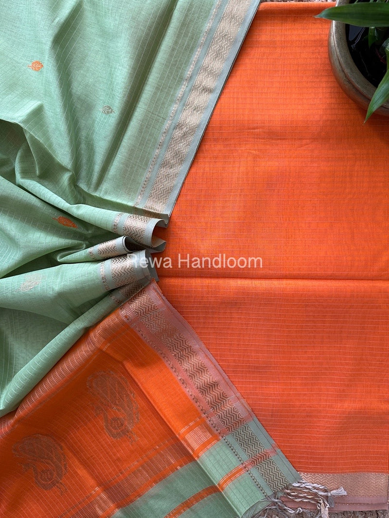 Maheshwari Motifs Top-Dupatta Set