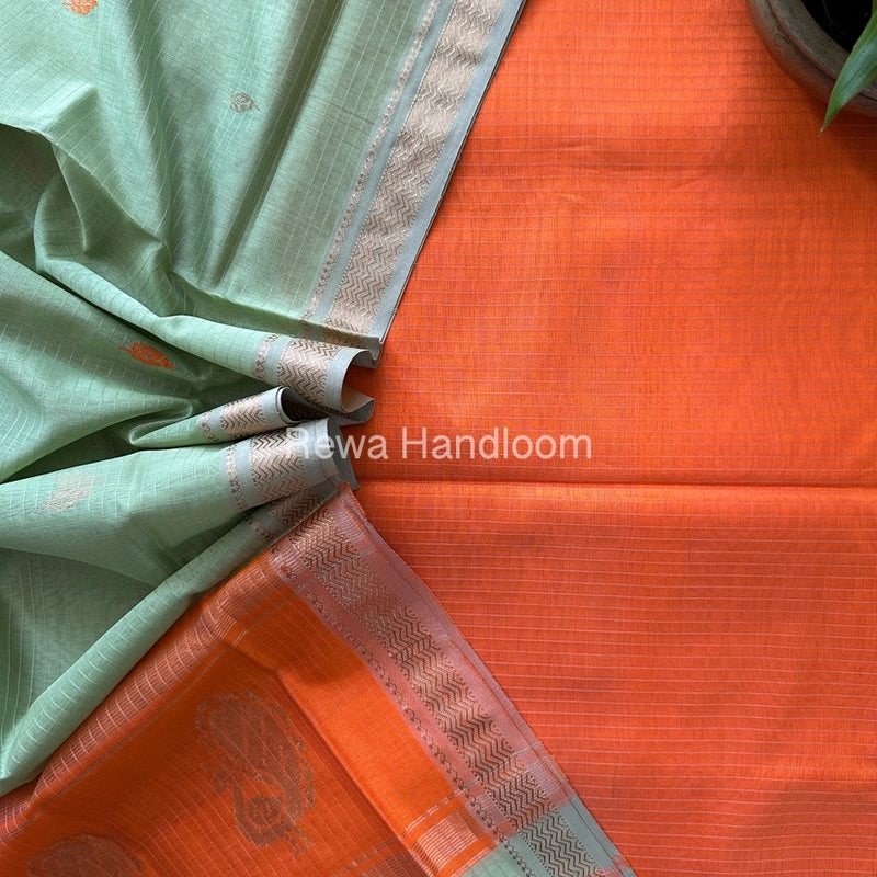 Maheshwari Motifs Top-Dupatta Set