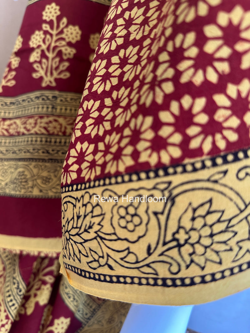 Bagh Print Cotton Suit