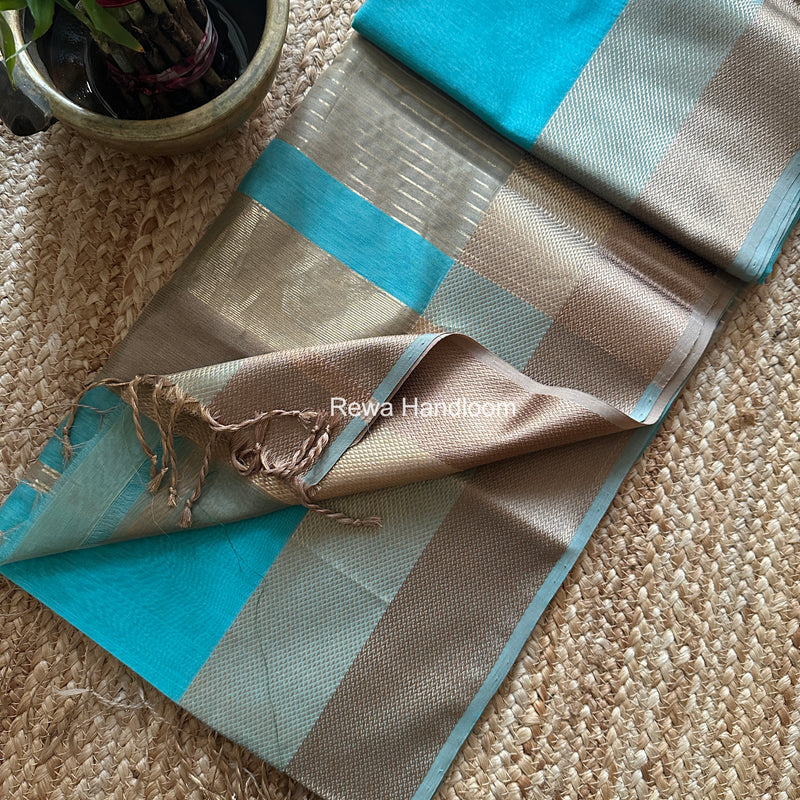 Maheshwari Resham Thread Border Saree