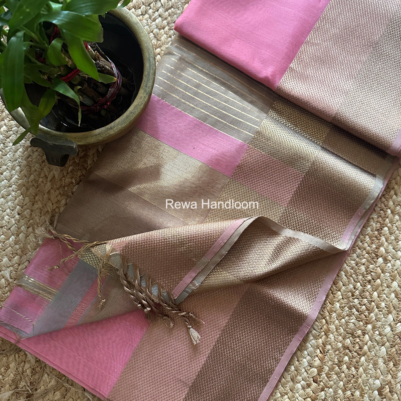 Maheshwari Resham Thread Border Saree