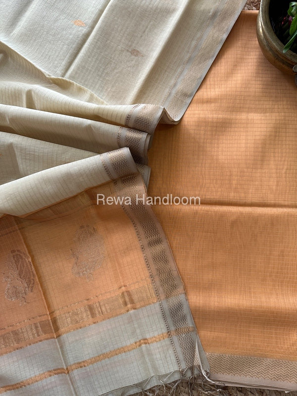 Maheshwari Motifs Top-Dupatta Set