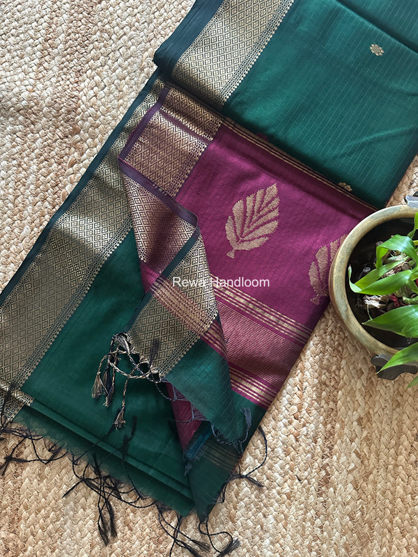 Maheshwari Butta Pallu Saree