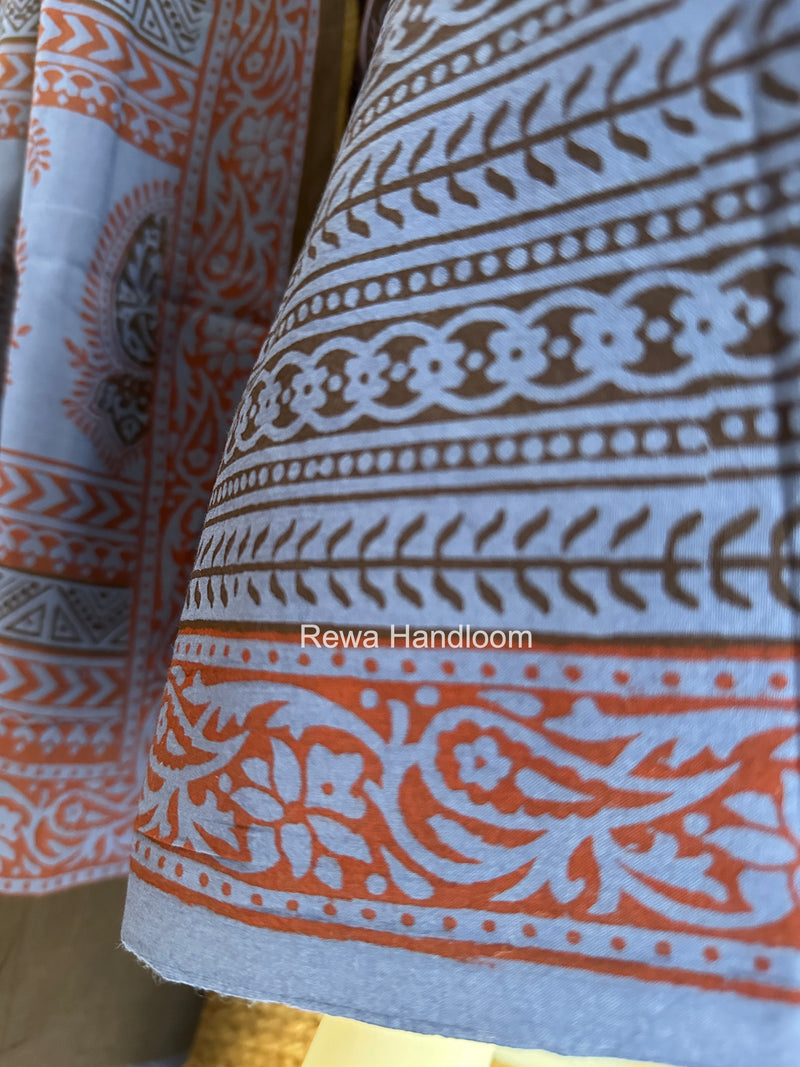 Bagh Print Cotton Suit