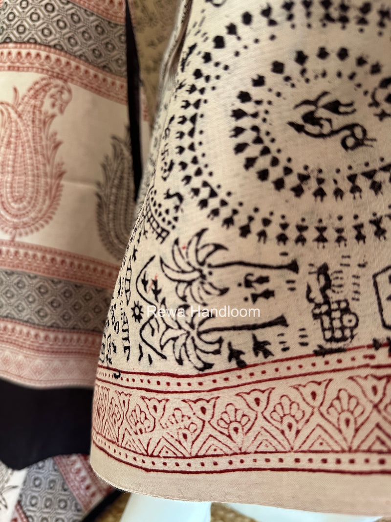 Bagh Print Cotton Suit