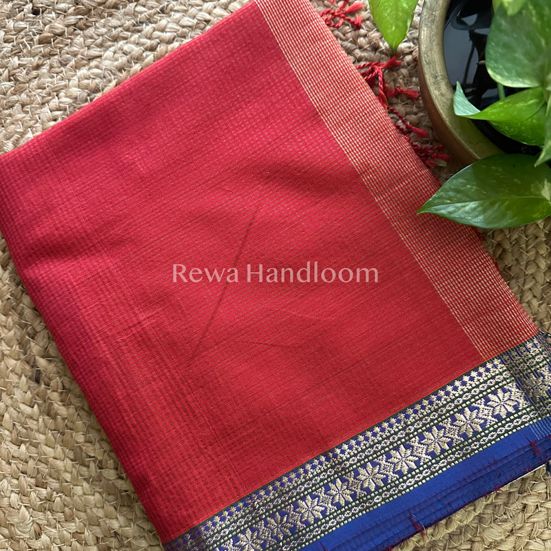 Maheshwari Garbha Reshami Silk Saree