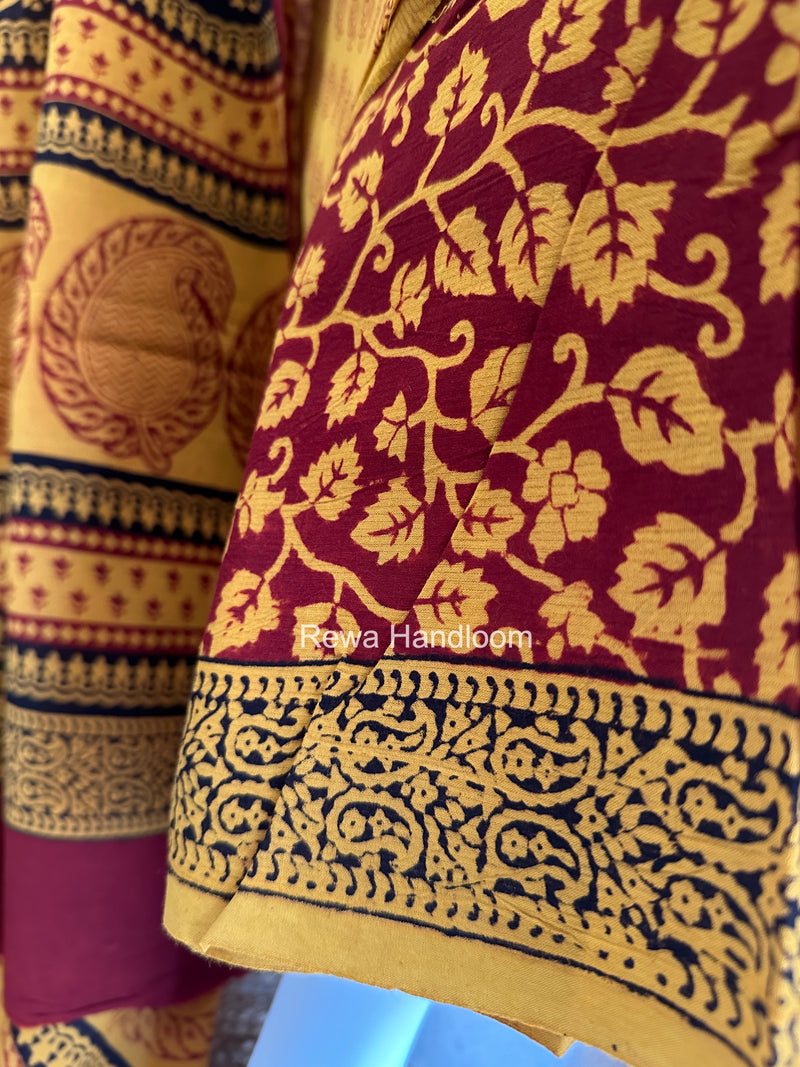 Bagh Print Cotton Suit