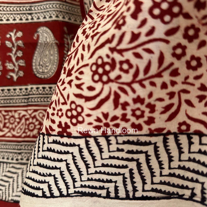 Bagh Print Cotton Suit
