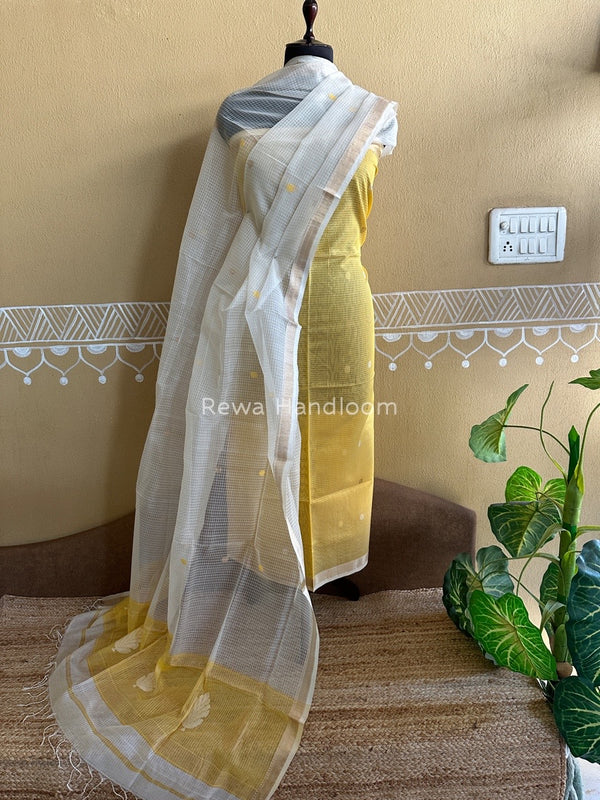 Maheshwari Katan Motifs Top Dupatta Sets