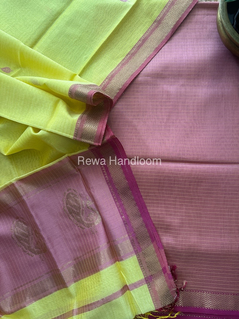 Maheshwari Motifs Top-Dupatta Set 