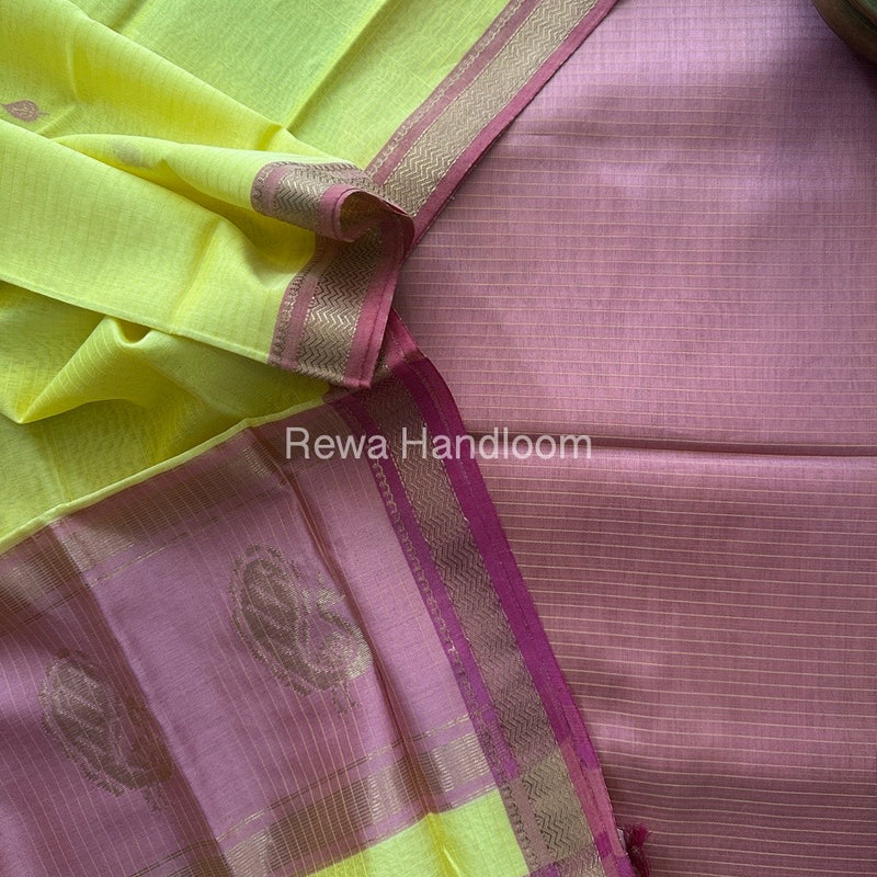 Maheshwari Motifs Top-Dupatta Set 