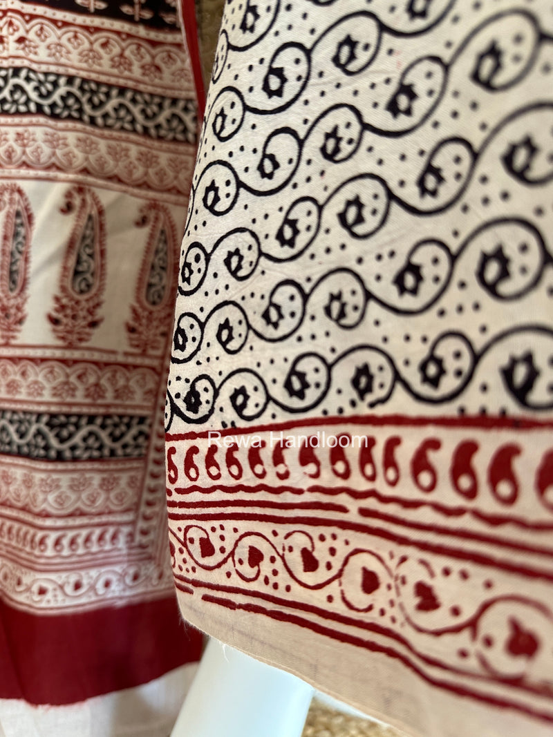 Bagh Print Cotton Suit