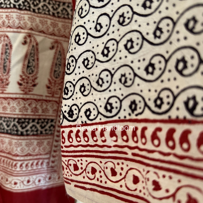 Bagh Print Cotton Suit
