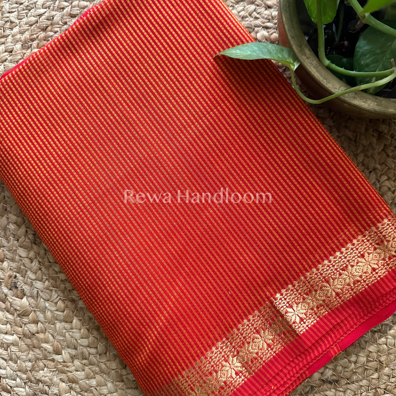 Maheshwari Garbha Reshami Silk Saree