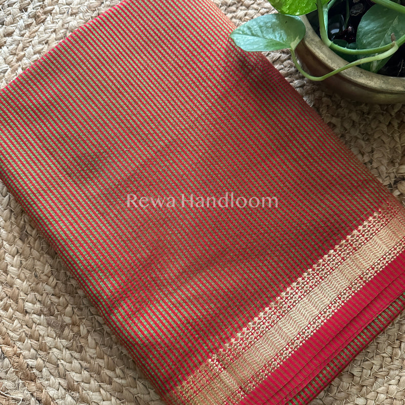 Maheshwari Garbha Reshami Silk Saree