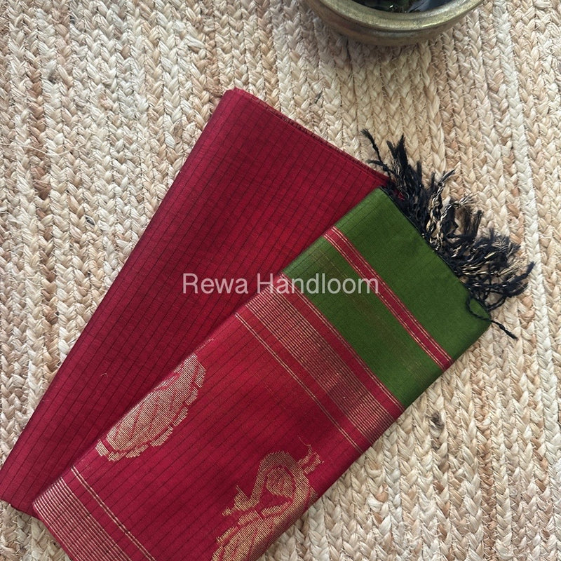 Maheshwari Top-Dupatta Set