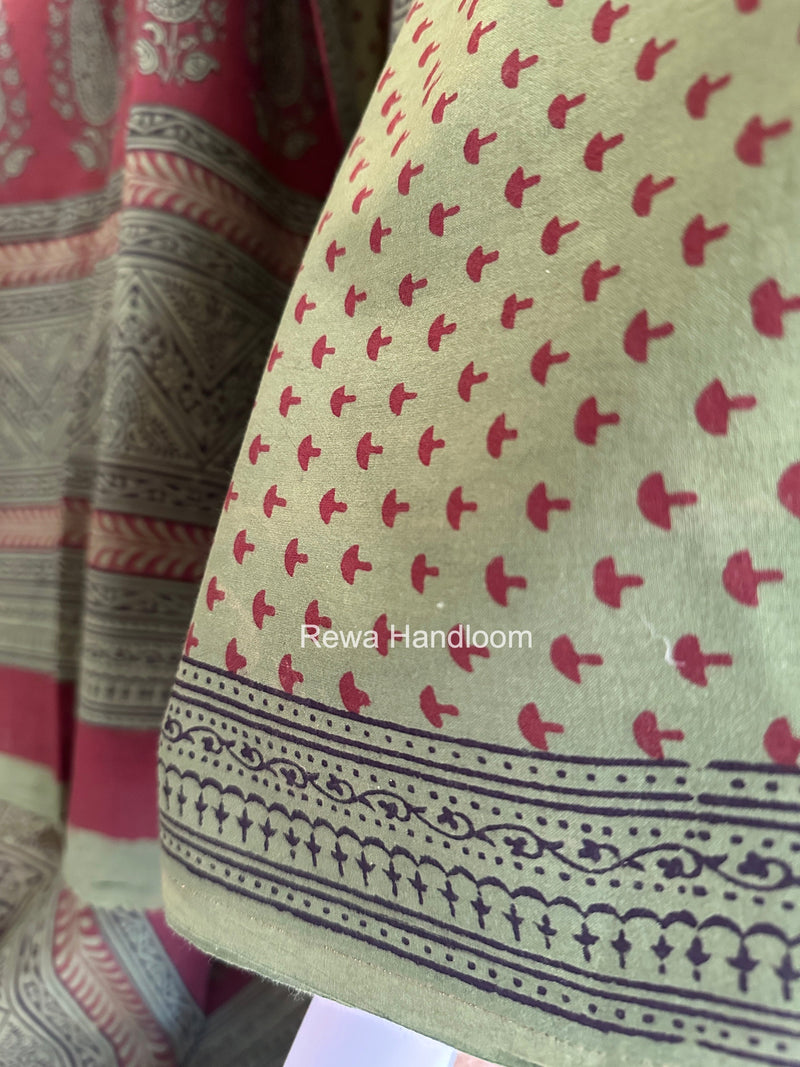 Bagh Print Cotton Suit