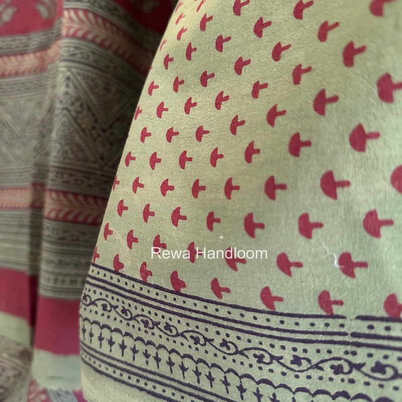 Bagh Print Cotton Suit