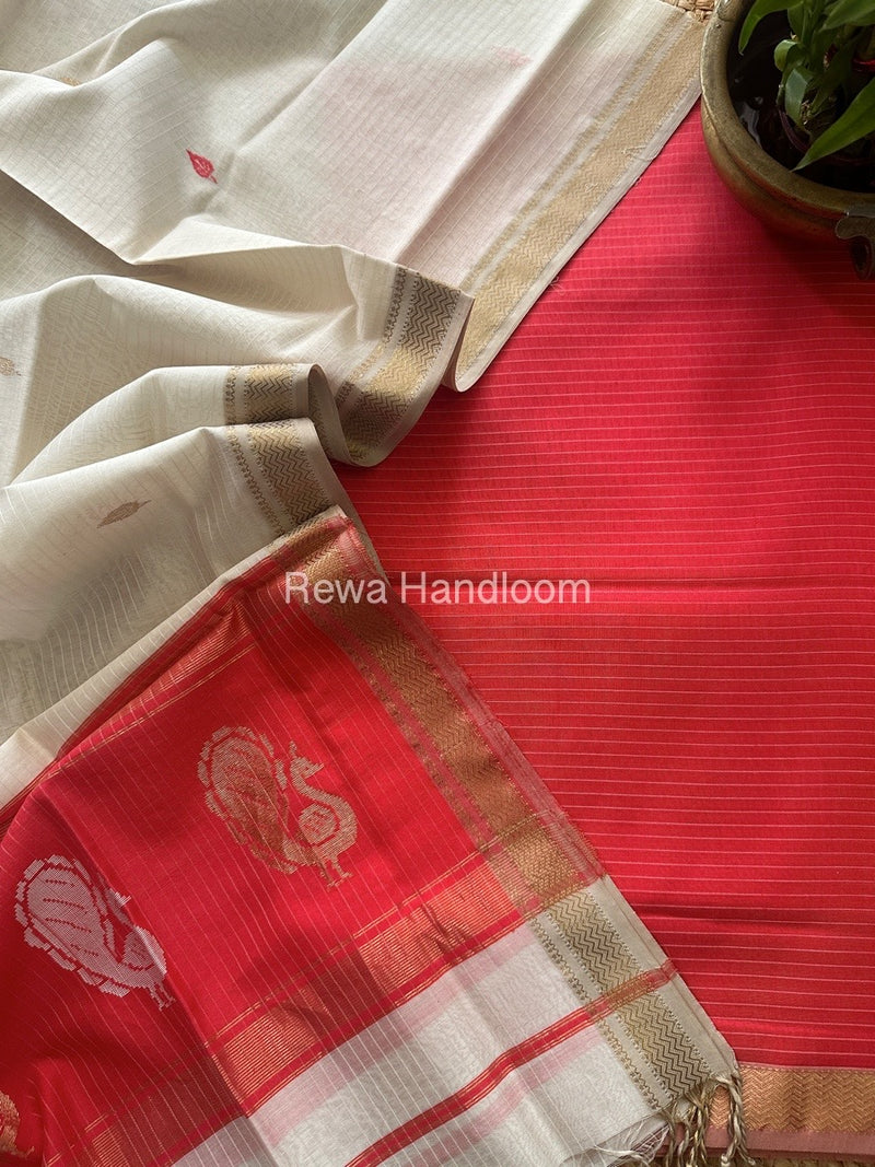 Maheshwari Motifs Top-Dupatta Set