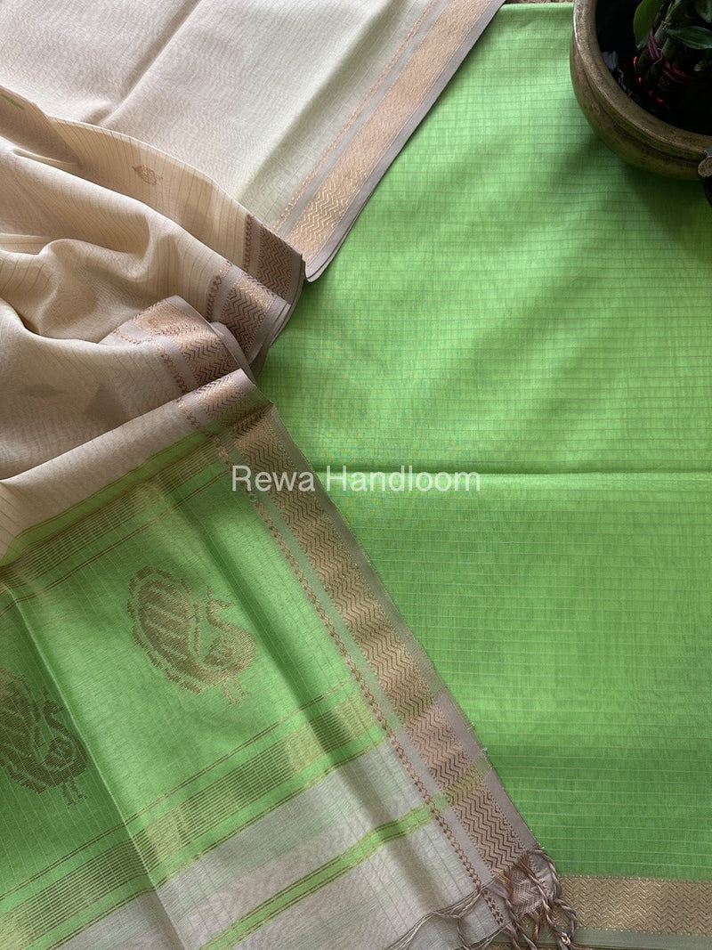 Maheshwari Motifs Top-Dupatta Set