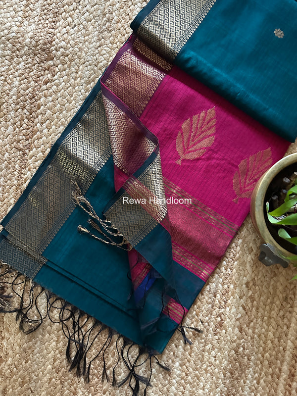 Maheshwari Butta Pallu Saree