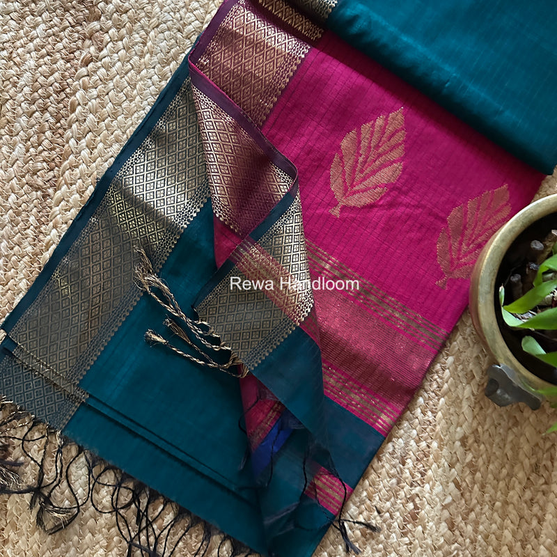 Maheshwari Butta Pallu Saree