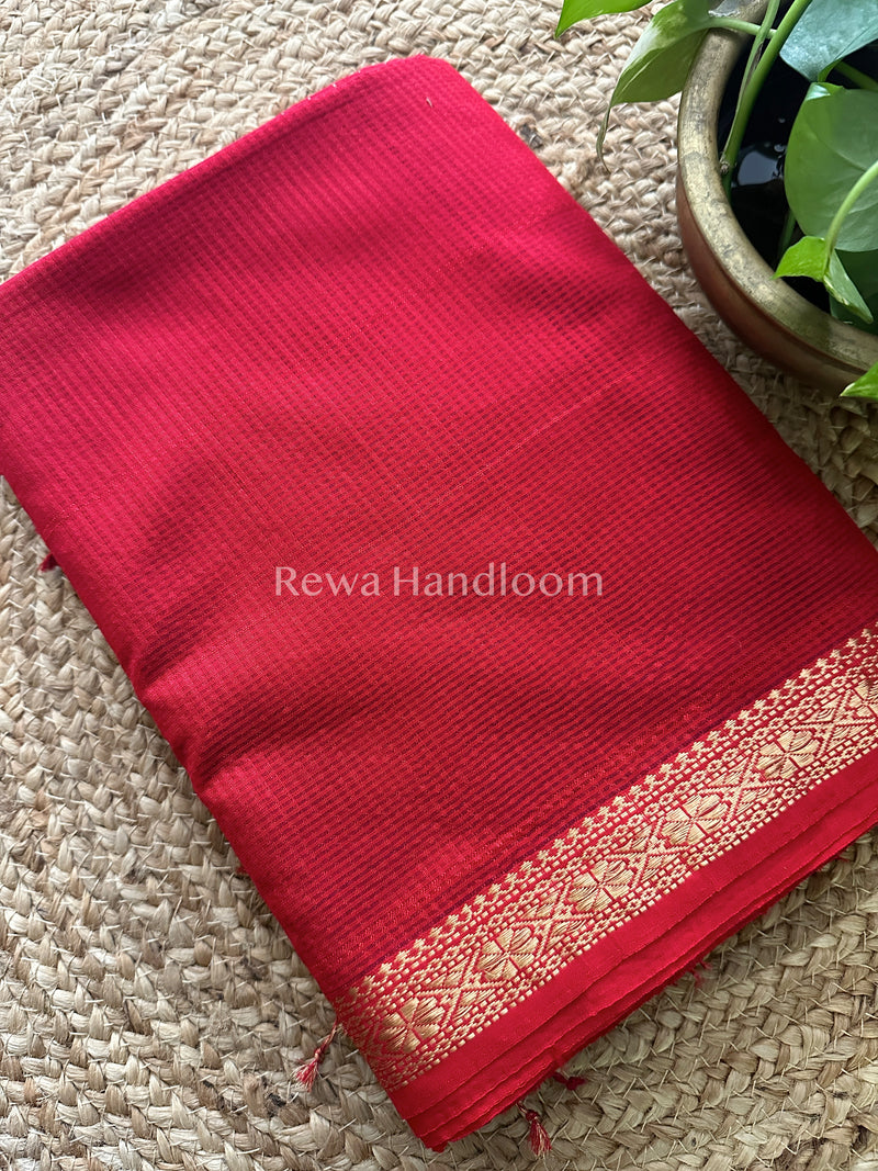 Maheshwari Garbha Reshami Silk Saree