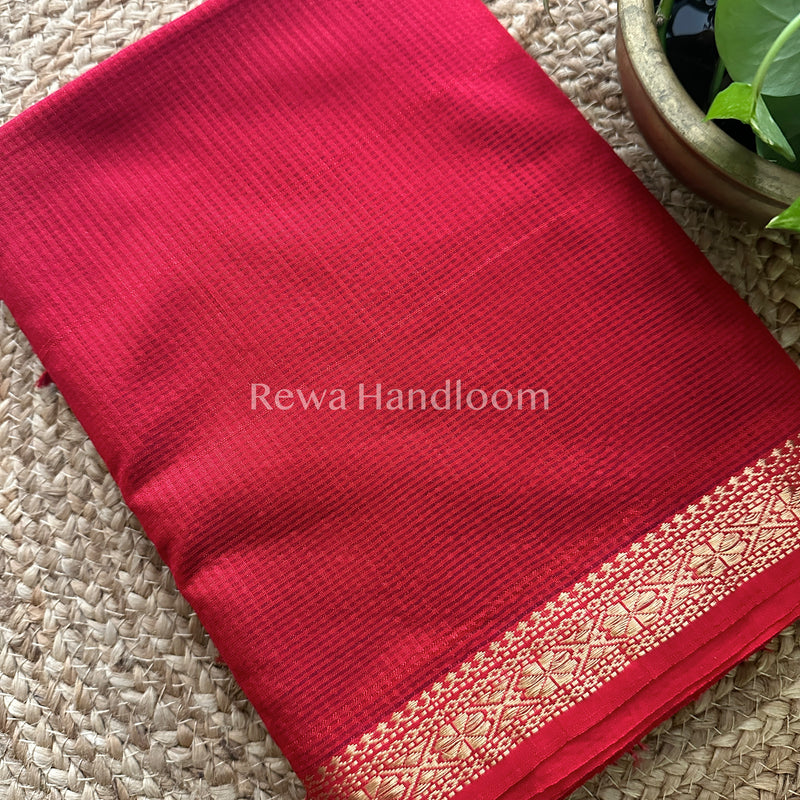 Maheshwari Garbha Reshami Silk Saree