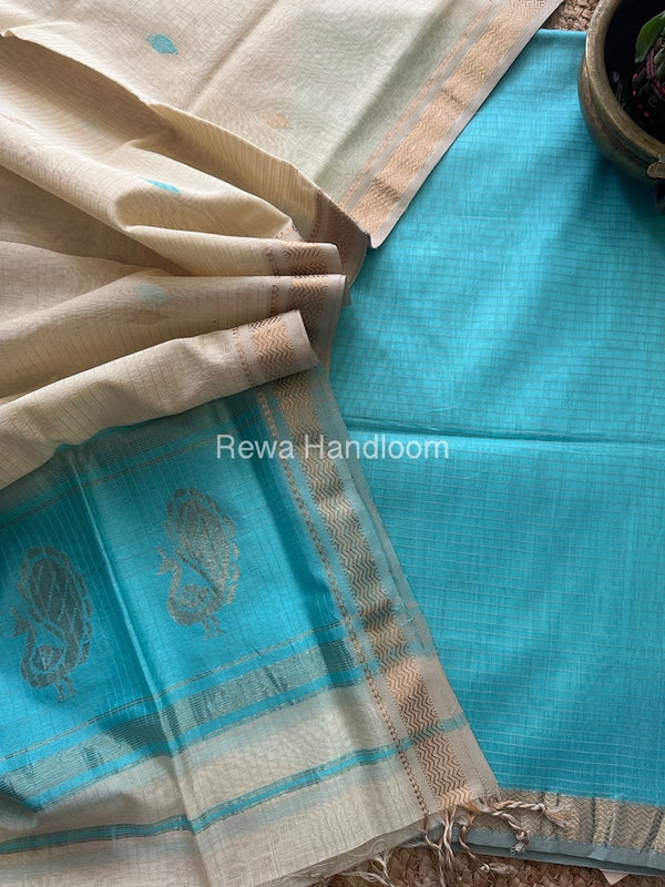 Maheshwari Motifs Top-Dupatta Set