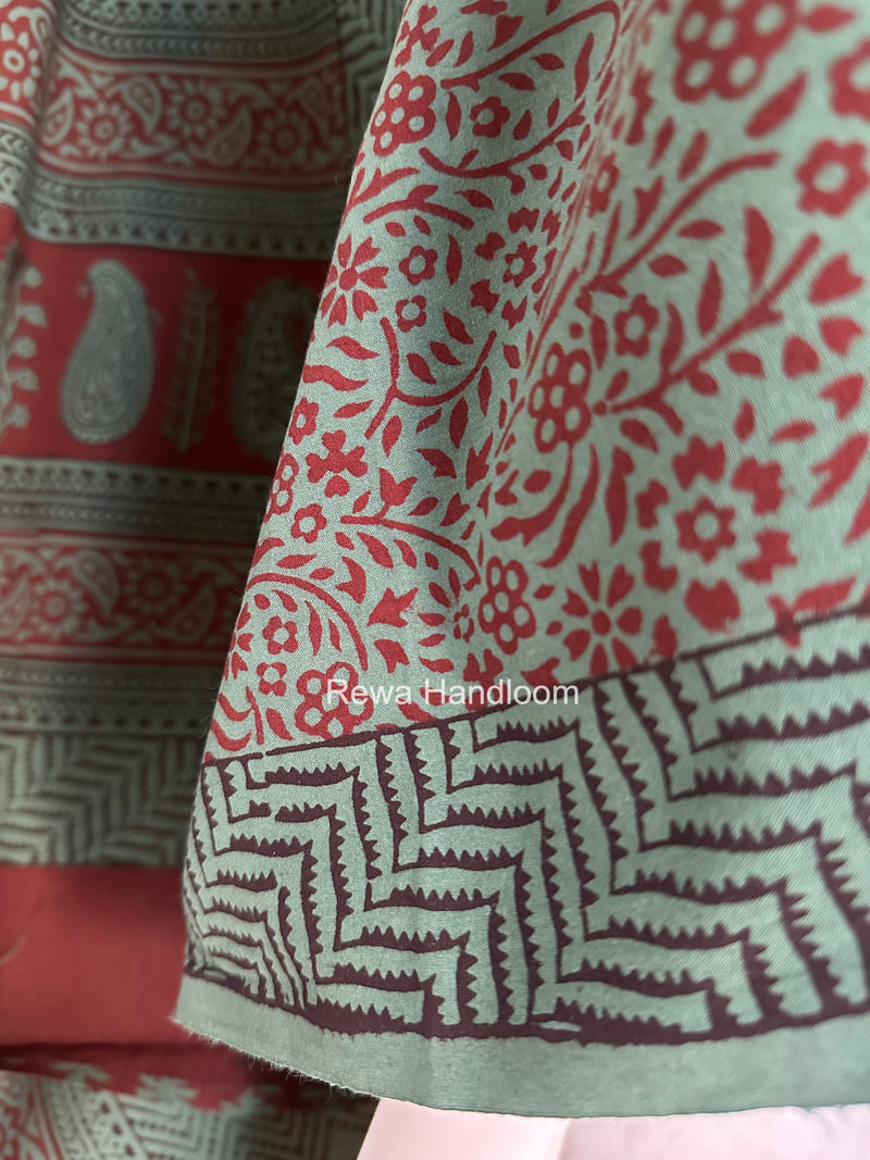 Bagh Print Cotton Suit